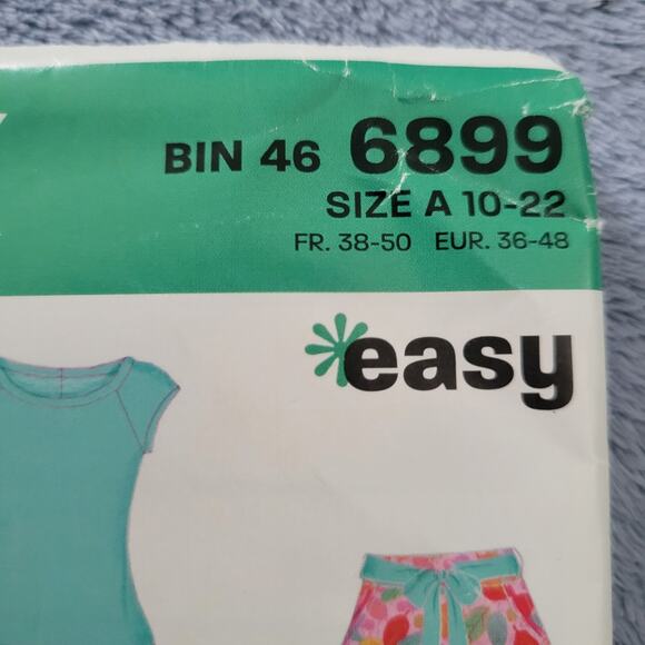 NEW LOOK 6899 ~ 10-22 ~ Tops and Skirts with Different Lengths - Picture 3 of 5